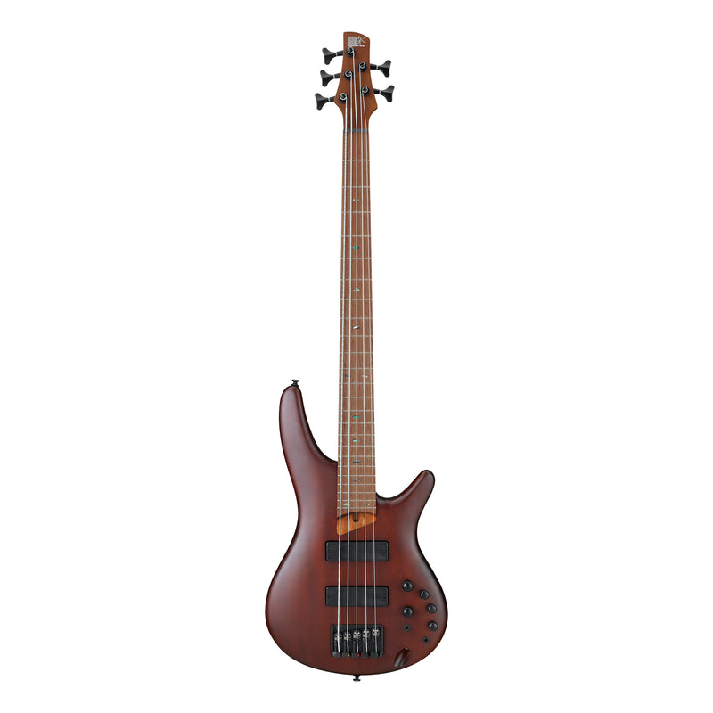 Ibanez SR505E-BM 5-String Active Bass Guitar | Brown Mahogany