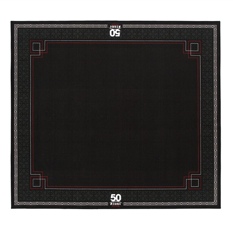 TAMA TDR-50TH – 50th Anniversary Drum Rug | Non-Slip | Black