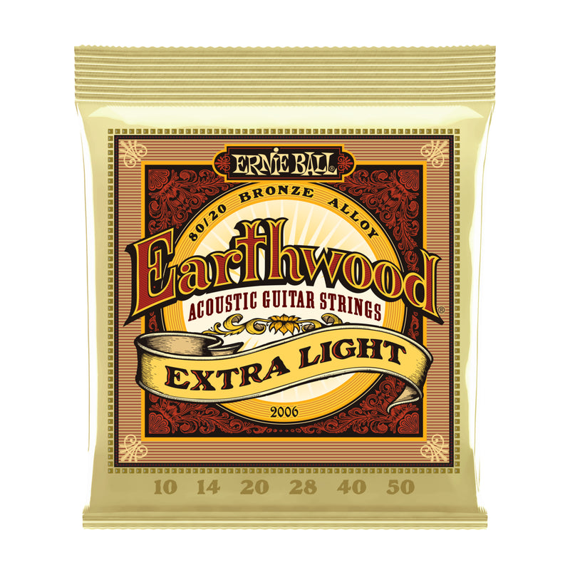 Ernie Ball P02006 Earthwood Extra Light Acoustic Strings 10-50