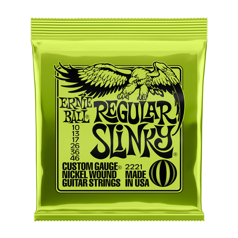 Ernie Ball P02221 Regular Slinky Nickel Wound Electric Strings 10-46