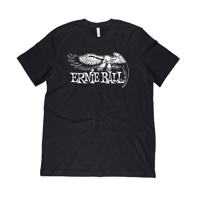 Ernie Ball P04857 Classic Eagle Logo T-Shirt Black Medium