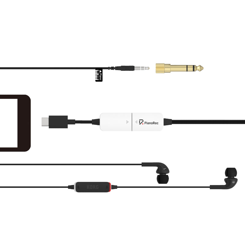 Korg PIANOREC Digital Piano Recording Tool | 24-Bit