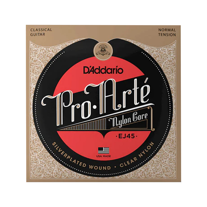 D'Addario EJ45 Pro-Arté Nylon Classical Guitar Strings Normal Tension