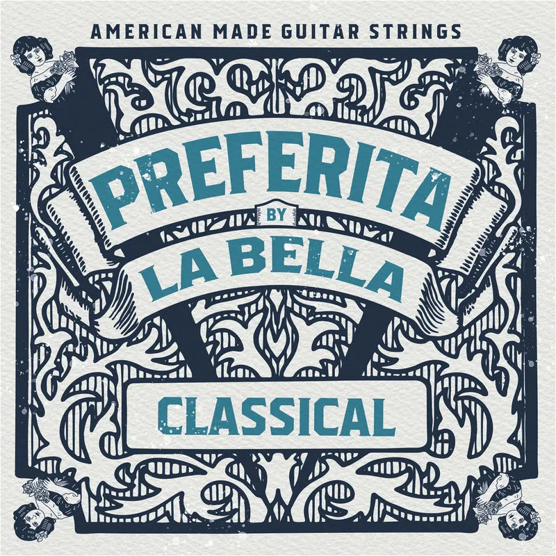 LaBella 1P Preferita Classical Guitar Strings | Medium Tension