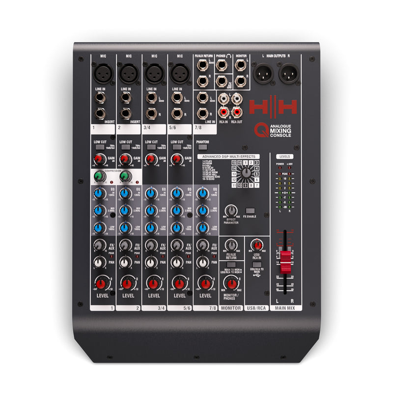 HH Q8FX – 8-Channel Analogue Mixer