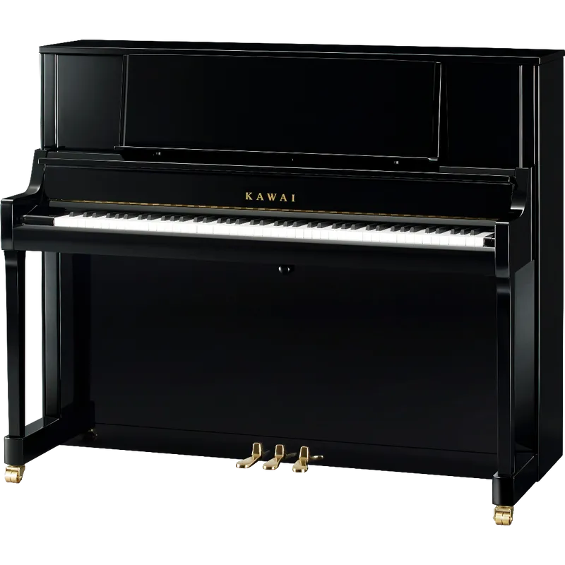 Kawai K-400 Upright Piano With Bench | Ebony Polish (JAPAN)