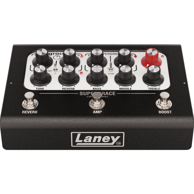 Laney - BCC-SUPERGRACE LOUDPEDAL - Boutique Dual Guitar Amplifier Pedal - 60W - Billy Corgan