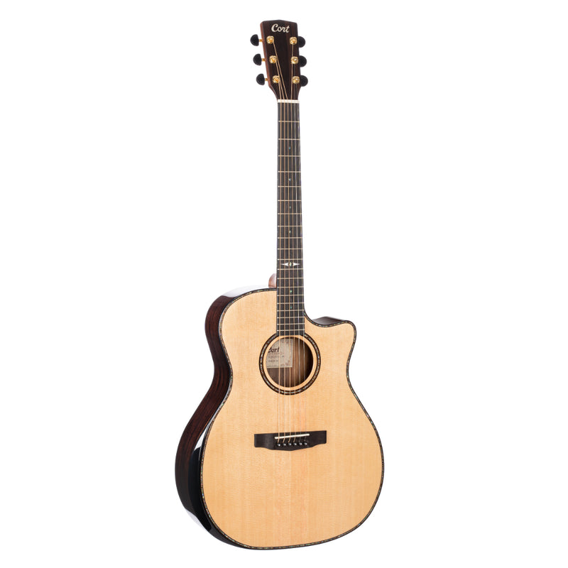 Cort GA-PF Bevel NAT Electric Acoustic Guitar | Natural Gloss