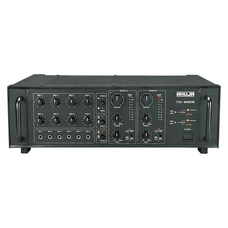 Ahuja TZA4000DPM Two zone PA Mixer Amplifier