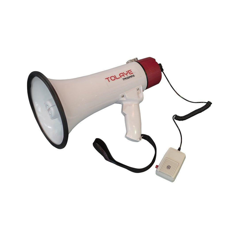 Tolaye TM15MP3 15W Rechargeable Li-Battery Portable PA Megaphone