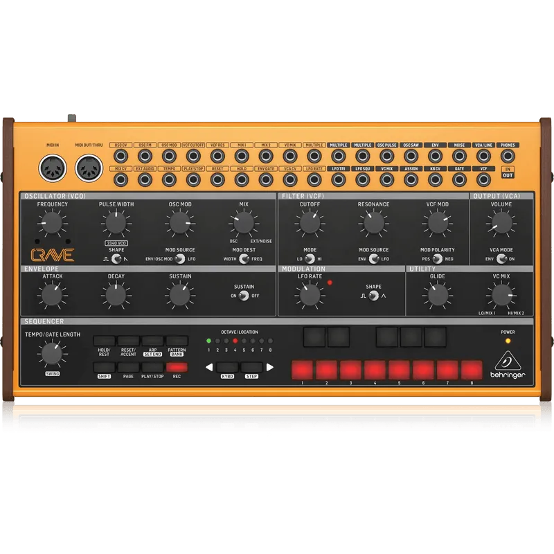 Behringer Crave Analog Synthesizer with Sequencer