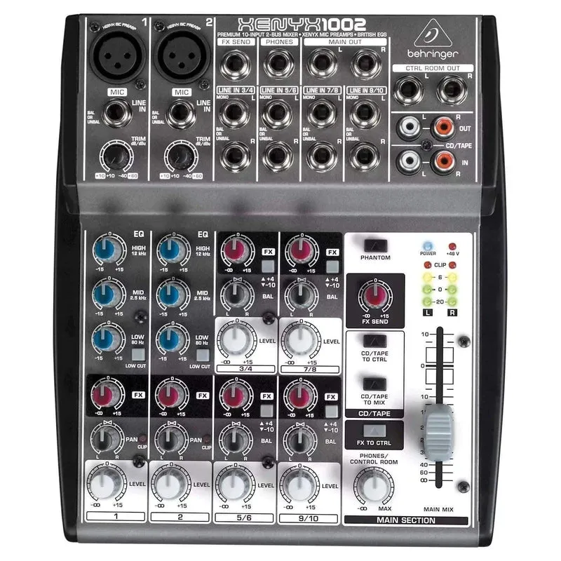 Behringer Xenyx 1002 Analog Mixer
