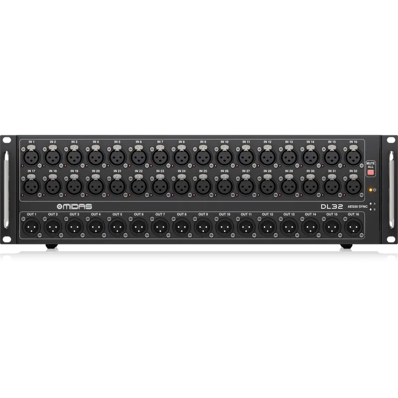 Midas DL32 32-input / 16-output Stage Box
