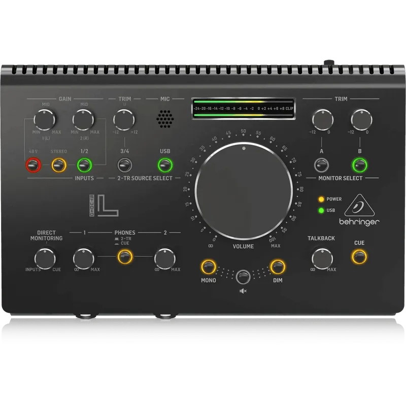 Behringer Studio L Audio Interface and VCA Stereo Tracking