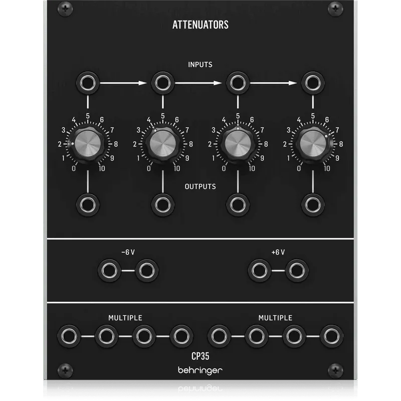 Behringer CP35 ATTENUATORS Legendary Analog Attenuator and Multiples Module for Eurorack