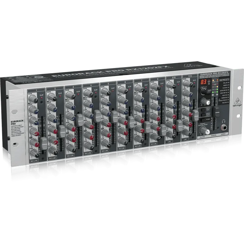 Behringer RX1202FXV2 Premium 12-Input Mic/Line Rack Mixer