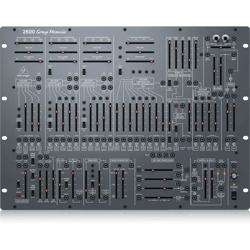 Behringer 2600GRAYMEANIE Limited-Edition Analog Semi-modular Synthesizer