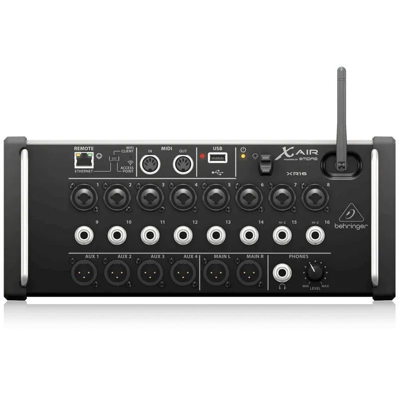 Behringer X Air XR16 16-channel Tablet-controlled Digital Mixer