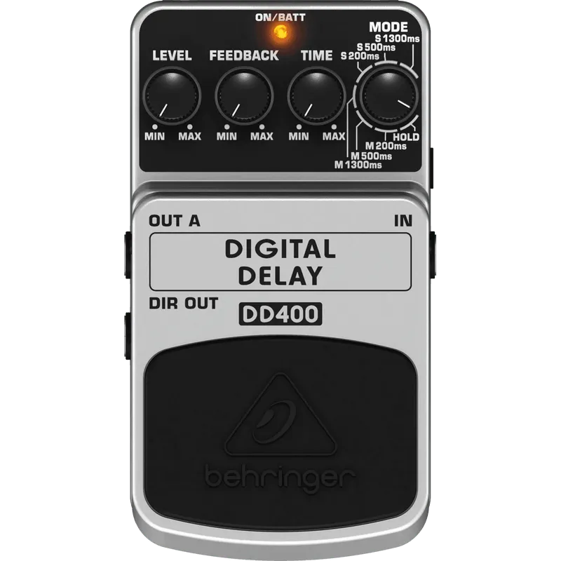 Behringer DD400 Digital Delay Guitar Effects Pedal