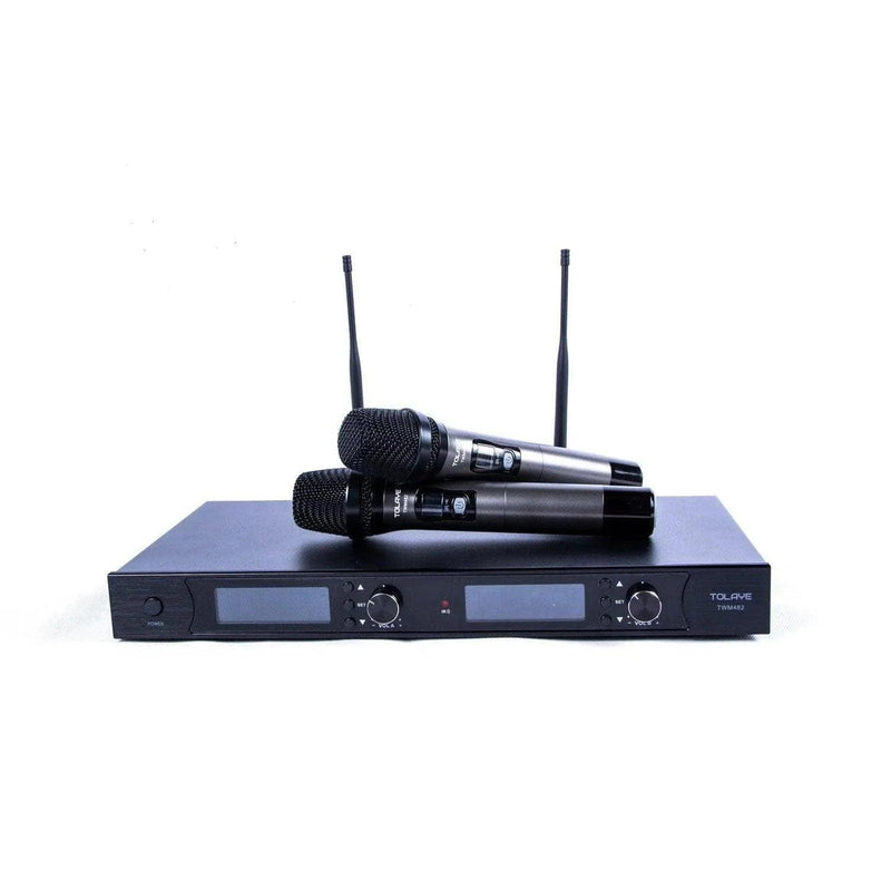 Tolaye TWM482- Wireless Microphone Dual Channel UHF System