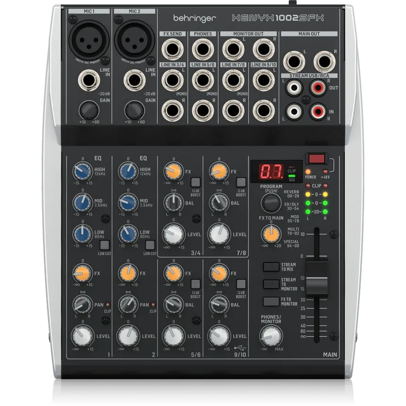 Behringer XENYX 1002SFX Analog Mixer