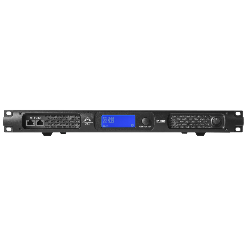 Wharfedale Pro DP-4035N 4-Ch Class D Amp, Dante, 4 x 595 W @ 4 Ω