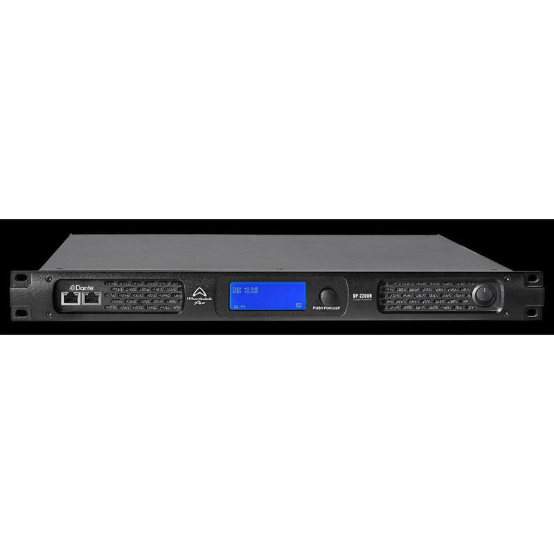 Wharfedale Pro DP-2200N Class D Amplifier with Dante 2 x 3400 W @ 4 Ω