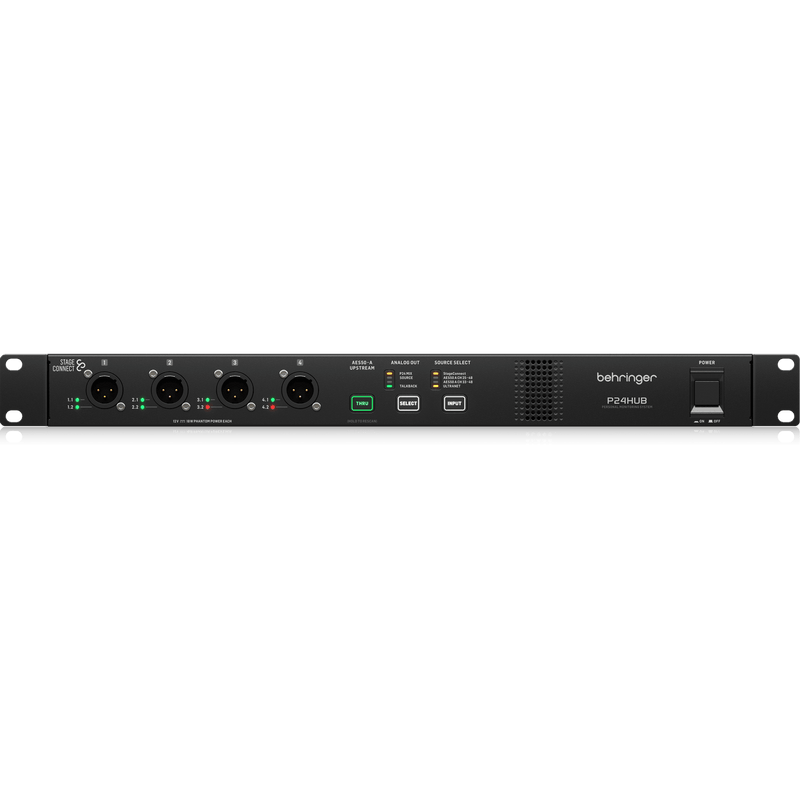 Behringer P24HUB StageConnect Hub with Bus Powering for Personal Monitor Mixers